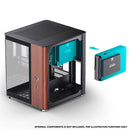 Jonsbo TK-0 ITX Separated Cabinet Computer Case (Black, White)