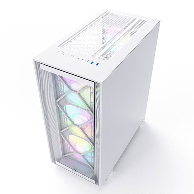 Montech Air 1000 Premium Mesh TG White ATX Case