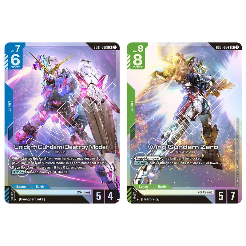 Gundam Card Game Newtype Rising Booster Pack (GD01) (English Ver.)