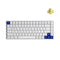 Akko Blue on White 3084B Plus Multi-Modes RGB Hot-Swappable Mechanical Keyboard (Akko V3 Cream Yellow)