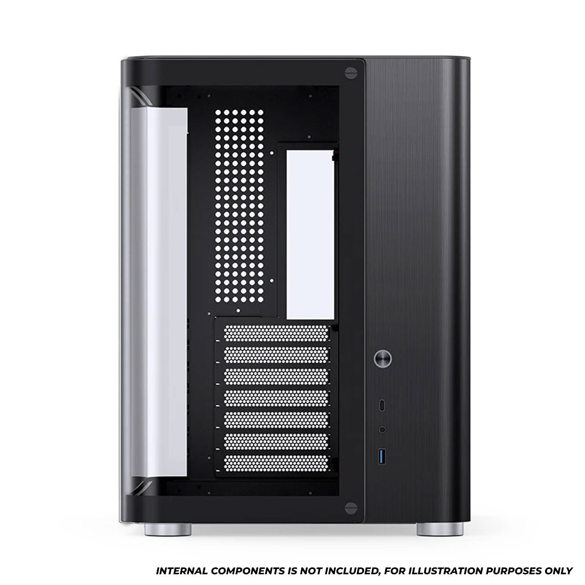 Jonsbo TK-2 ATX Separated Cabinet Computer Case (Black, White)