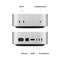 Apple Mac Mini M4 chip with 10-core CPU and 10-core GPU 16GB Unified Memory + 512GB SSD Wi-Fi + Ethernet (Silver) (MU9E3PP/A)