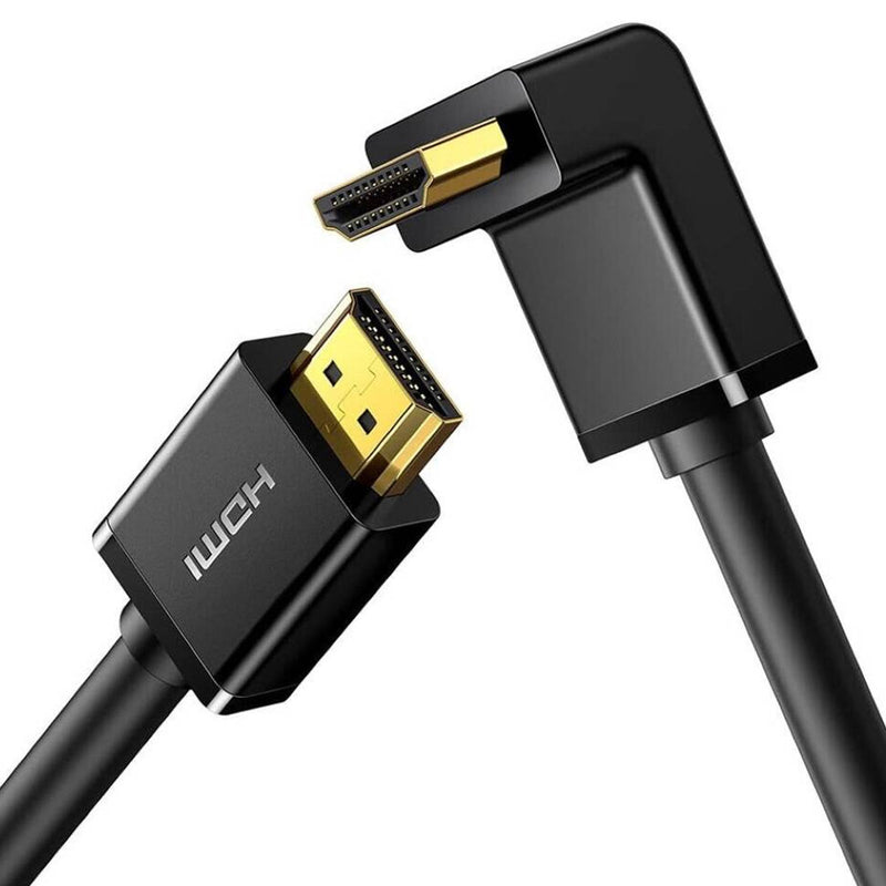 Ugreen HDMI Male To Male Right Angle 90 Degree Cable - 1M (Black) (HD103/10172)