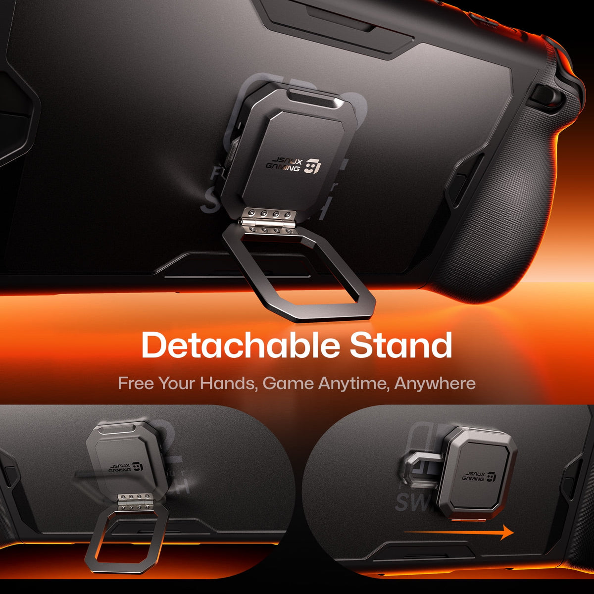 JSAUX ModCase Modular Protective Case for Nintendo Switch 2 (Black) (PC0121B)