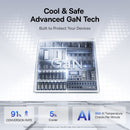 Baseus PicoGo AE21 Digital Display Fast Charger 2C+U 100W includes Mini White Cable Type-C to Type-C