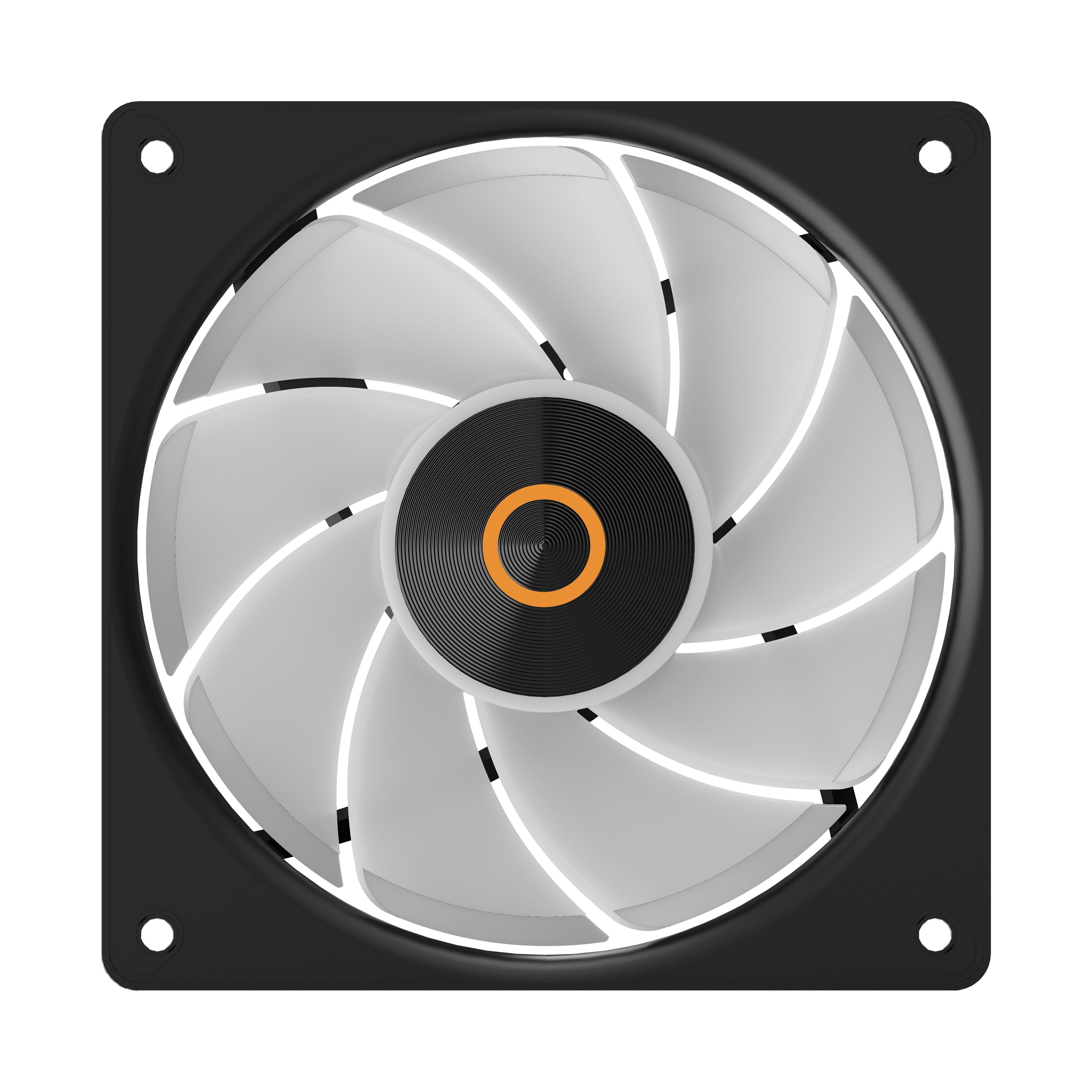 Ocypus Gamma F12 Elite ARGB Reverse Blade 120mm PWM Fan with Transparent Frame | DataBlitz