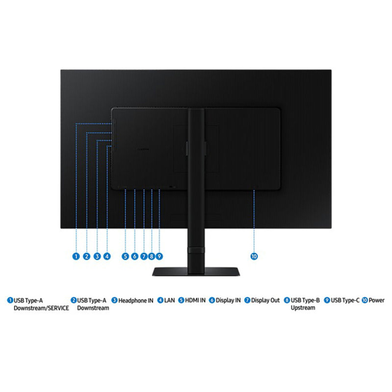 Samsung ViewFinity LS27D604UAEXXP 27" QHD (2560x1440) 100Hz 5ms HDR10 IPS Flat Monitor