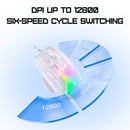 Onikuma CW923 RGB Wired eSports Gaming Mouse (Transparent)