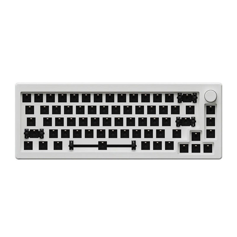 AKKO MOD008 RGB Hot-Swappable Mechanical Keyboard DIY Kit With Gasket Mount Structure (Pearl White)