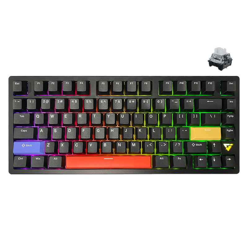 VXE V75X CNC Aluminum Wireless Mechanical Gaming Keyboard (Obsidian)