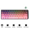 MonsGeek FUN60 Pro SP Shine-Through Black & Pink Gradient Multi-Mode RGB Mechanical Keyboard (Akko Glare Magnetic Switch)