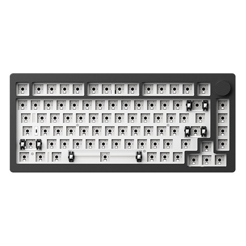 MonsGeek M1W V3 VIA Barebone DIY Kit Aluminum Case Multi-Mode RGB Hot-Swappable Mechanical Keyboard (Dark Night)