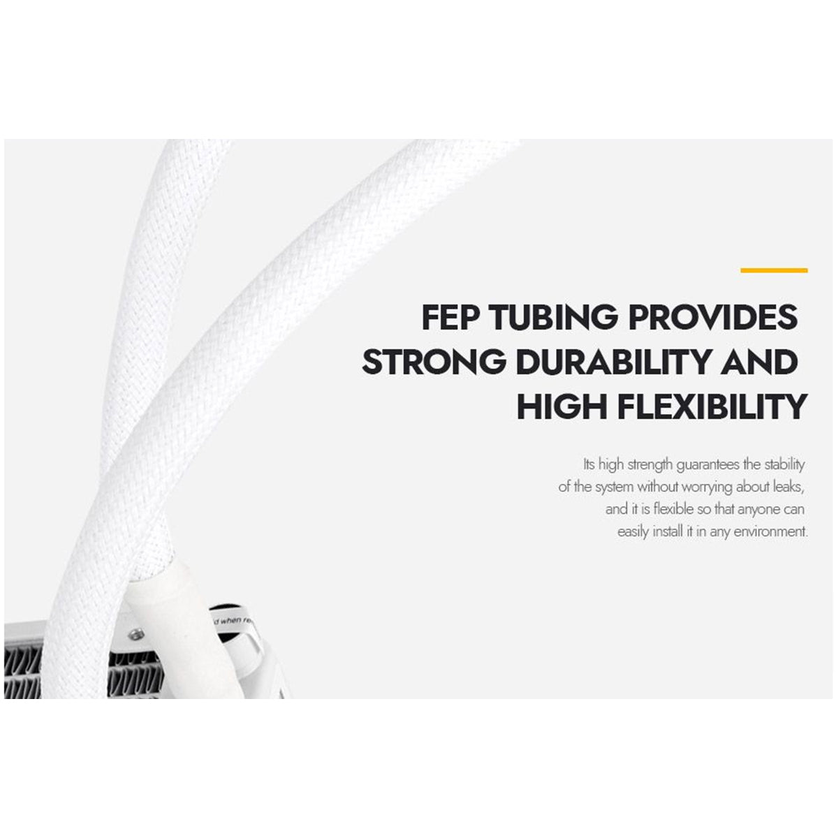 DarkFlash Wave DV240S ARGB AIO 240mm Liquid CPU Cooler (White)