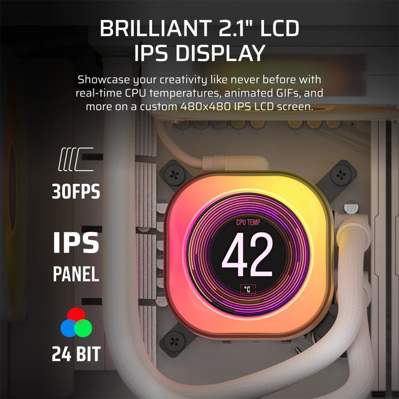 Corsair iCue Link Titan 360 LCD RX LCD AIO Extreme Performance 360MM RGB Liquid CPU Cooler