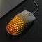 Aula Wind S11 Pro 3600DPI RGB 6-Key Honeycomb Wired Gaming Mouse (Orange)