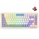 Redragon Ucal Pro RGB Wireless 75% Gasket Hot-Swappable Mechanical Keyboard w/ Knob
