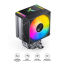 Jonsbo CR-1400 EVO ARGB Silent Series 90MM Single-Tower CPU Cooler (Black)