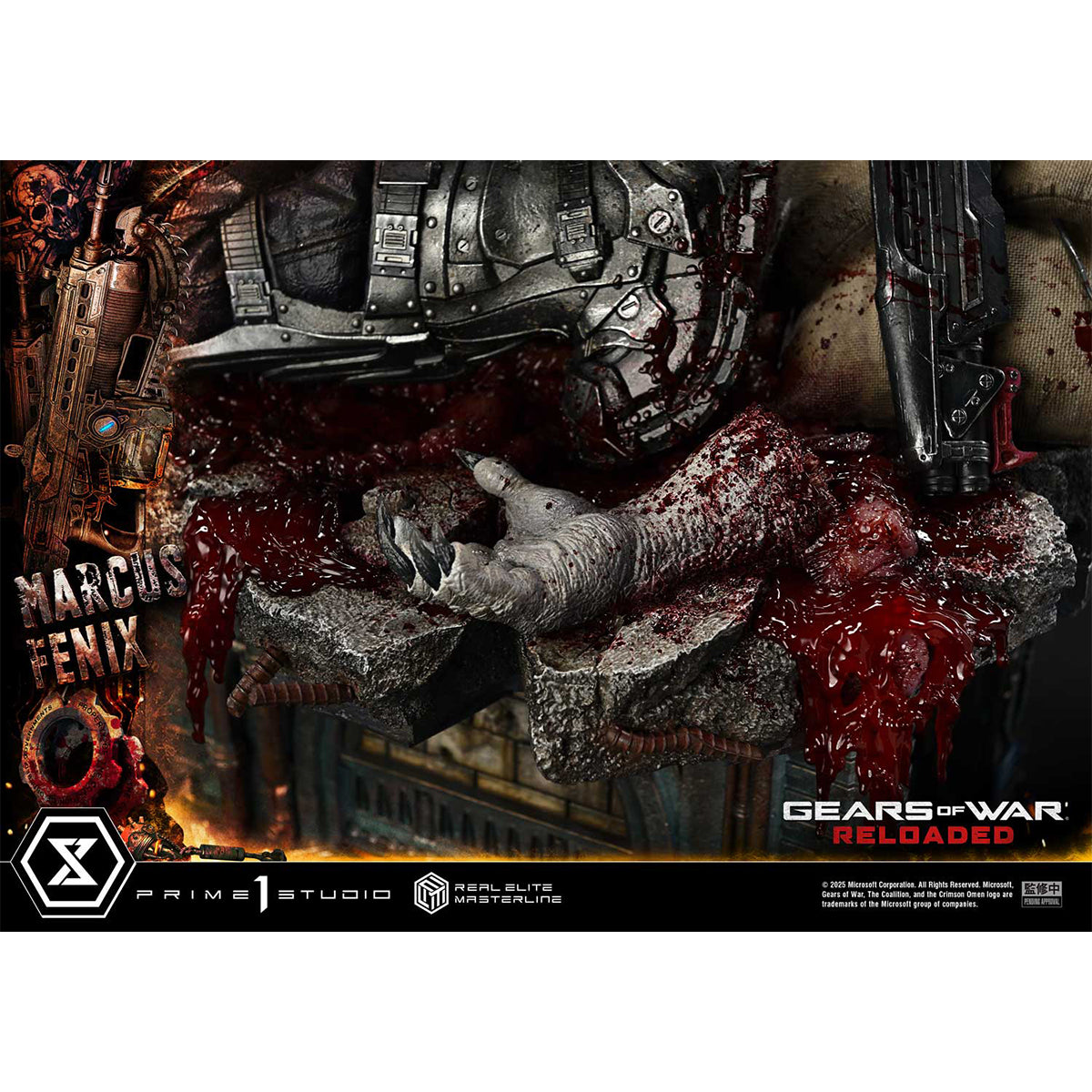 Real Elite Masterline Gears of War: Reloaded Marcus Fenix | DataBlitz