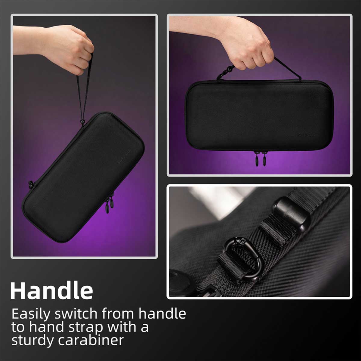 Skull & Co. Grip Case SD + EDC Case SD Bundle For Steam Deck (Black) (SDGCSET-BK)