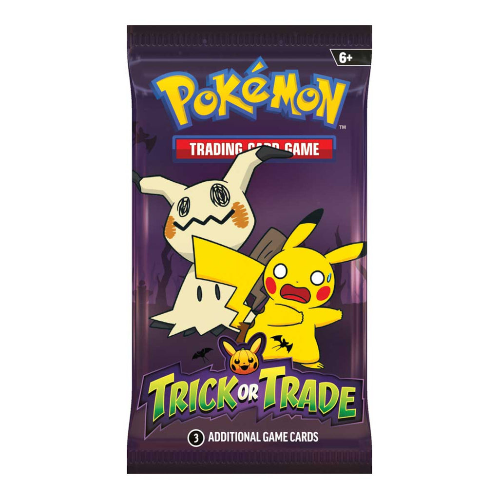 Sealed 3-card Pack Pokemon Pokmon Trick Or Trade BOOster Pack 2024 - 3-Card Halloween Pack Sealed (Gengar, Pikachu) Sealed 3-card Pack Pokemon Pokmon Trick Or Trade BOOster Pack 2024 - 3-Card Halloween Pack Sealed (Gengar, Pikachu)