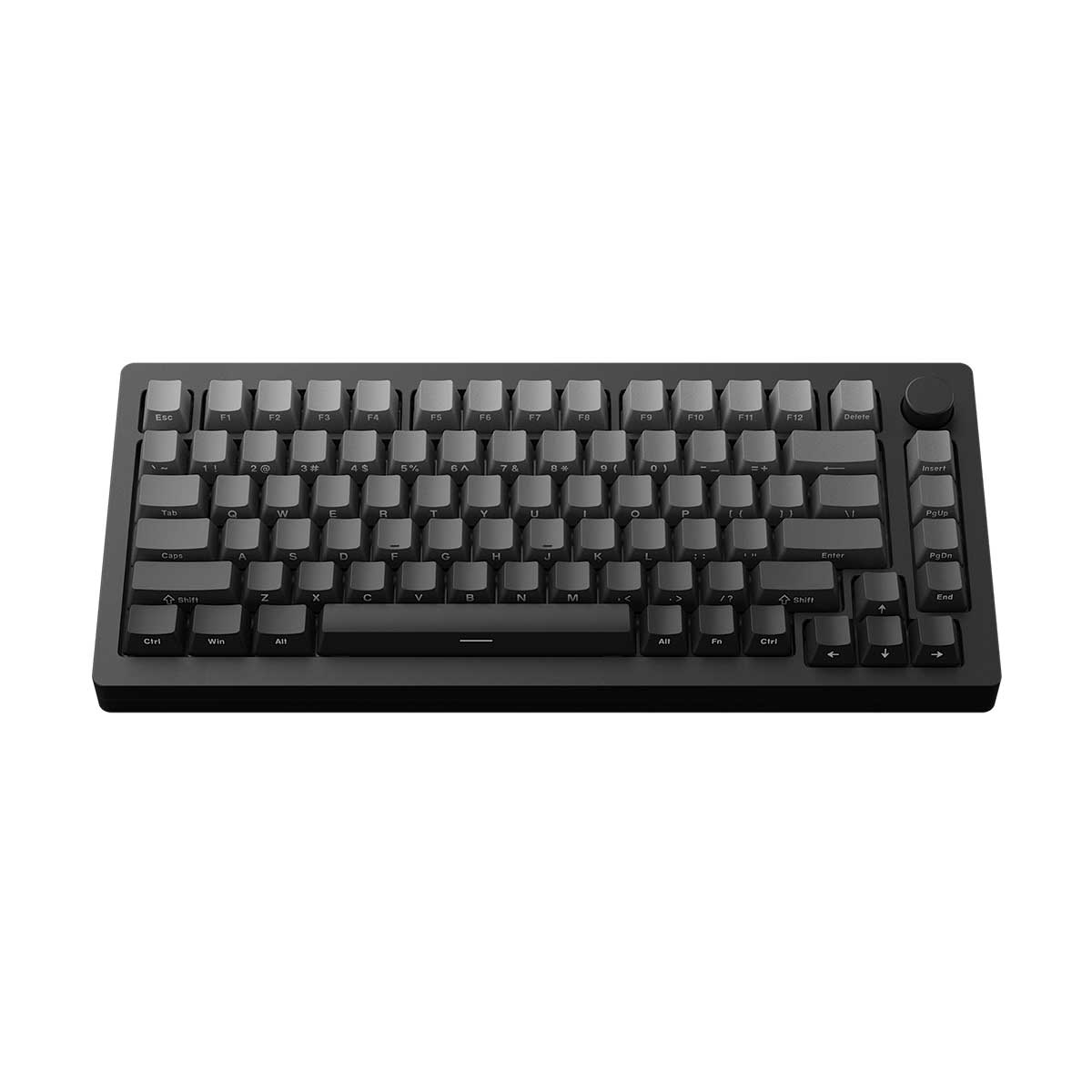 Monsgeek M1W Multi-Mode RGB Hot-Swappable Mechanical Keyboard Black (Akko v3 Piano Pro)