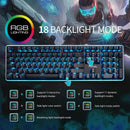 Royal Kludge RK918 Single-Mode RGB 108 Keys Wired Mechanical Keyboard Black