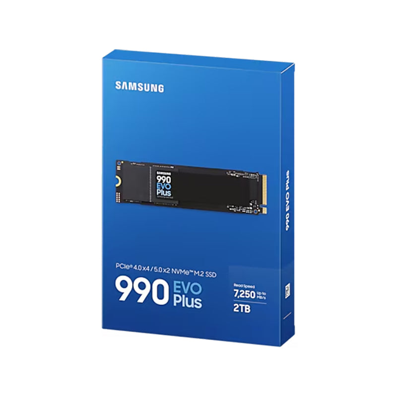 Samsung 990 Evo Plus PCIe 4.0 x4 / 5.0 x2 NVMe M.2 SSD (1TB, 2TB, 4TB)