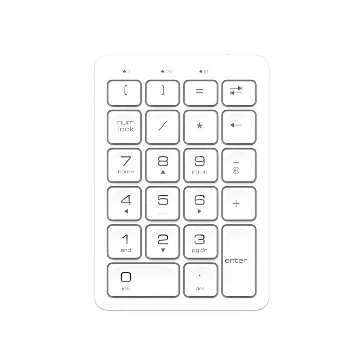 Darkflash N58 Bluetooth Digital Number Keypad (White)