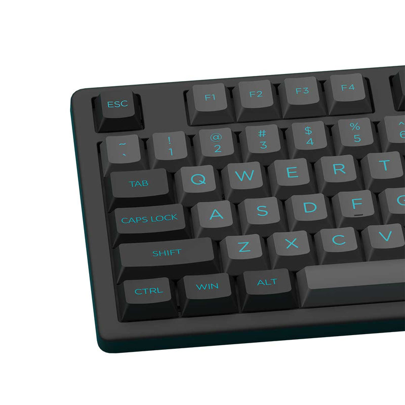 Monsgeek MX108 Business Wireless Mechanical Keyboard & Mouse Combo (Black & Cyan)