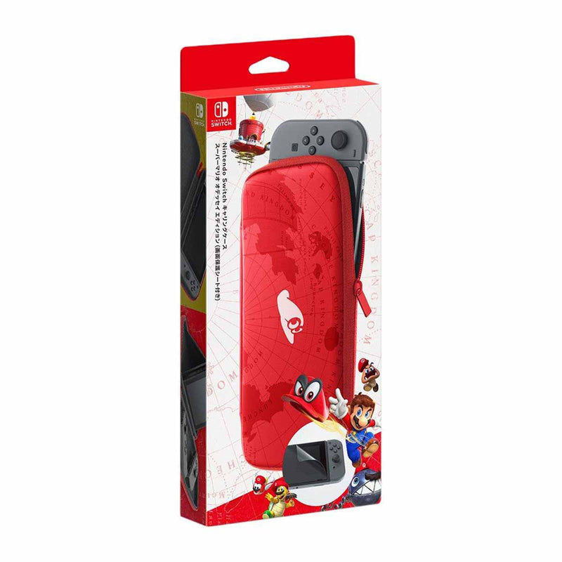 Nintendo NSW Carrying Case & Screen Protector (Super Mario Odyssey Edition) Jpn