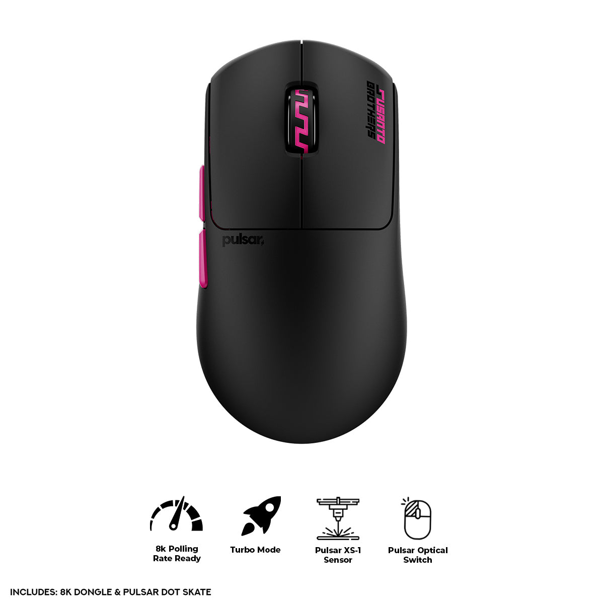 Pulsar Pro Series Susanto-X Esports Gaming Mouse Size 2 (Black) (PSSTX21)