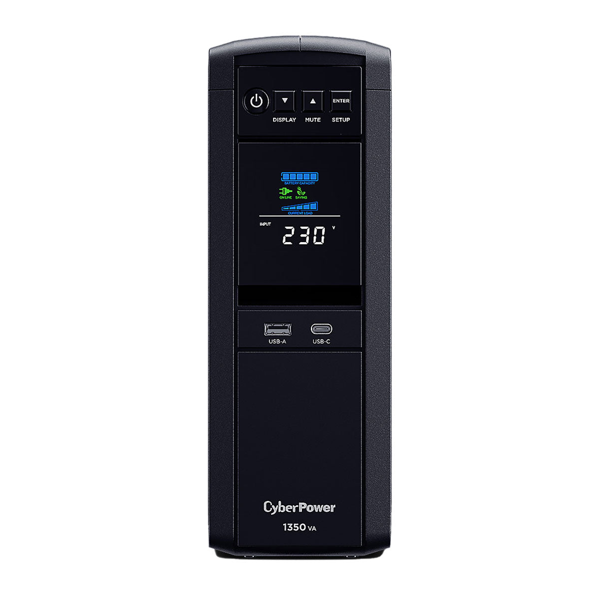 CyberPower PFC Sine Wave CP1350EPFCLCD NEMA 1350 VA 810 Watts Line-interactive UPS