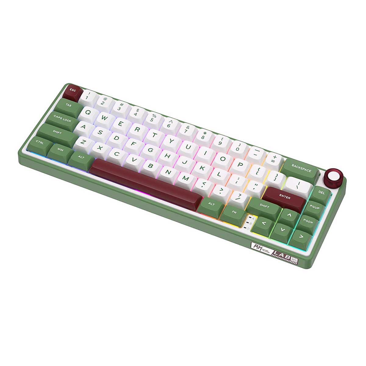Royal Kludge R65 Single-Mode RGB 66-Keys Hot-Swappable Mechanical Keyboard Greensand