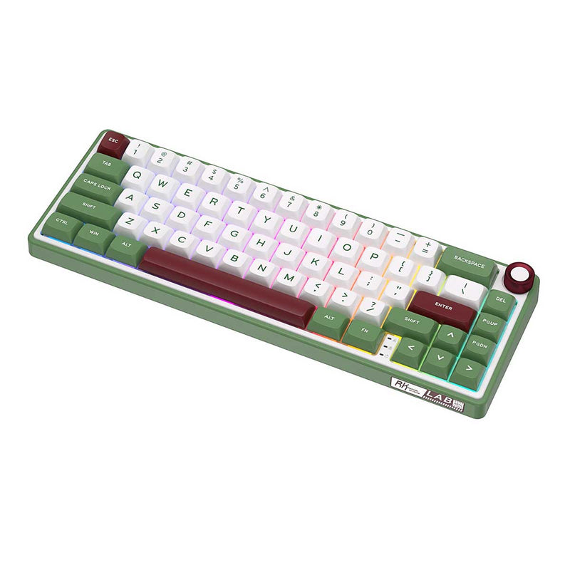 Royal Kludge R65 Single-Mode RGB 66-Keys Hot-Swappable Mechanical Keyboard Greensand