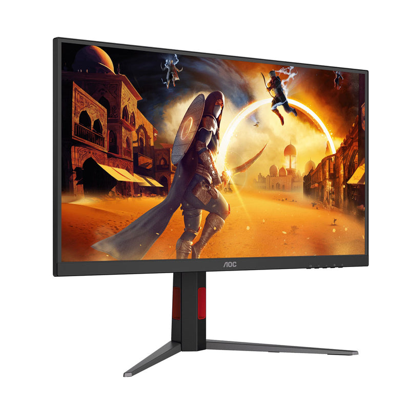 AOC U27G4/71 27" UHD (3840x2160) Dual Mode (FHD @ 320Hz or UHD @ 160Hz) 0.5ms MPRT Adaptive-Sync Fast IPS Gaming Monitor with Tilt, Pivot, Swivel & Height Adjustment (Black/Red)