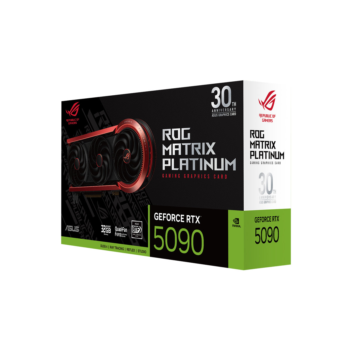 ASUS ROG Matrix Platinum GeForce RTX 5090 32GB GDDR7 Graphics Card - 30th Anniversary Edition