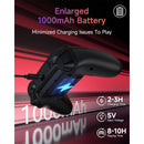 EasySMX X20 Multi-Platform Wireless Gaming Controller with Trigger Lock & Hall Effect Sensor (White, Black) (VG-C518, VG-C548)