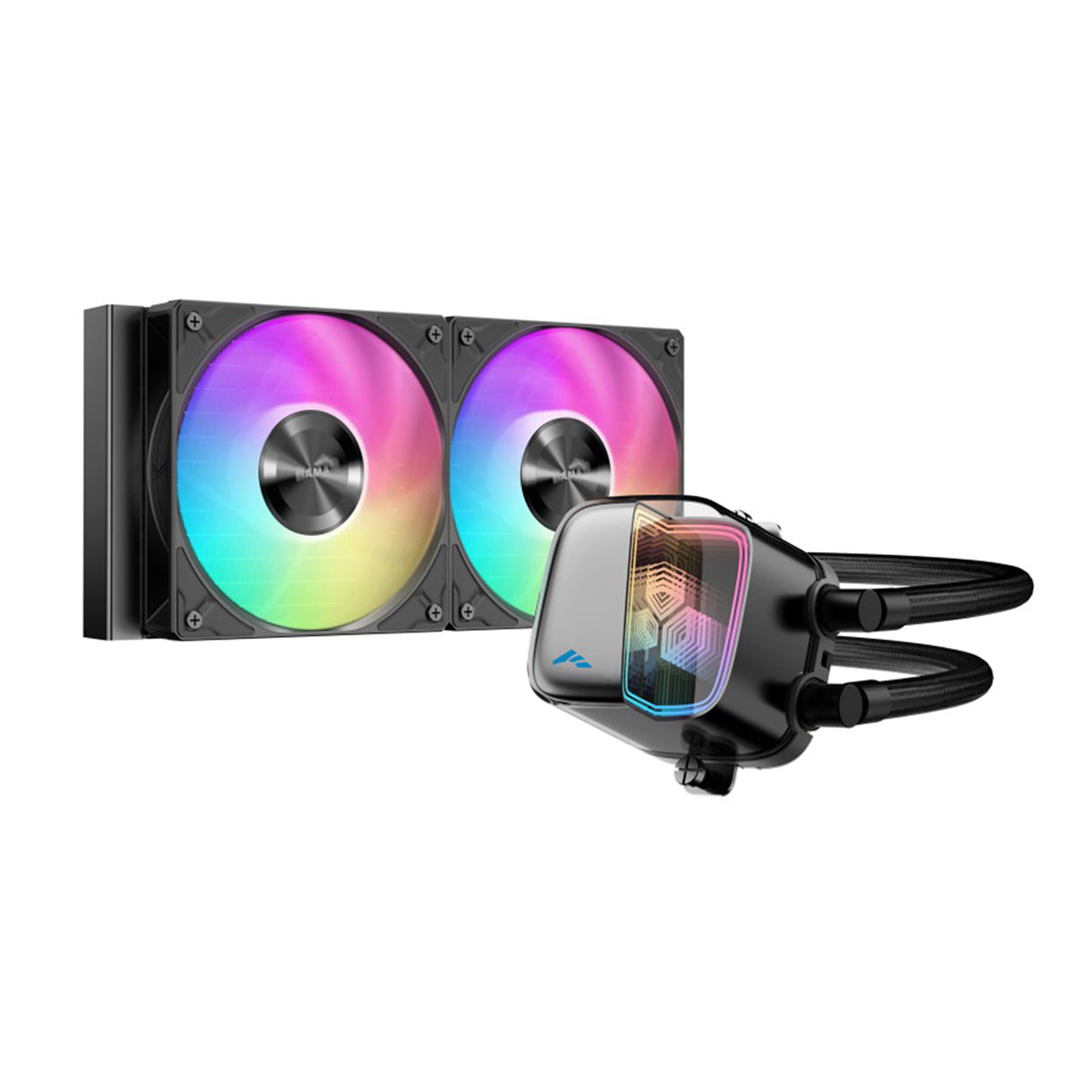 Sama L70 240mm AIO ARGB Liquid CPU Cooler with Infinity Mirror Effect | DataBlitz