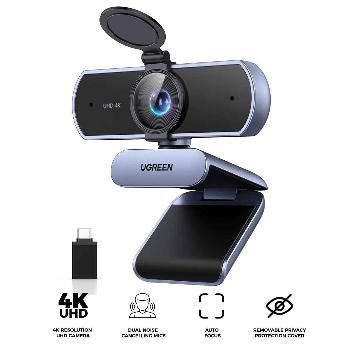 Ugreen 4K 30FPS USB Ultra HD Webcam (CM831/65381)