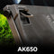 Ajazz AK650 White Backlit Wired 66-Key Gasket-Mounted Hot-Swappable Mechanical Keyboard (Black)