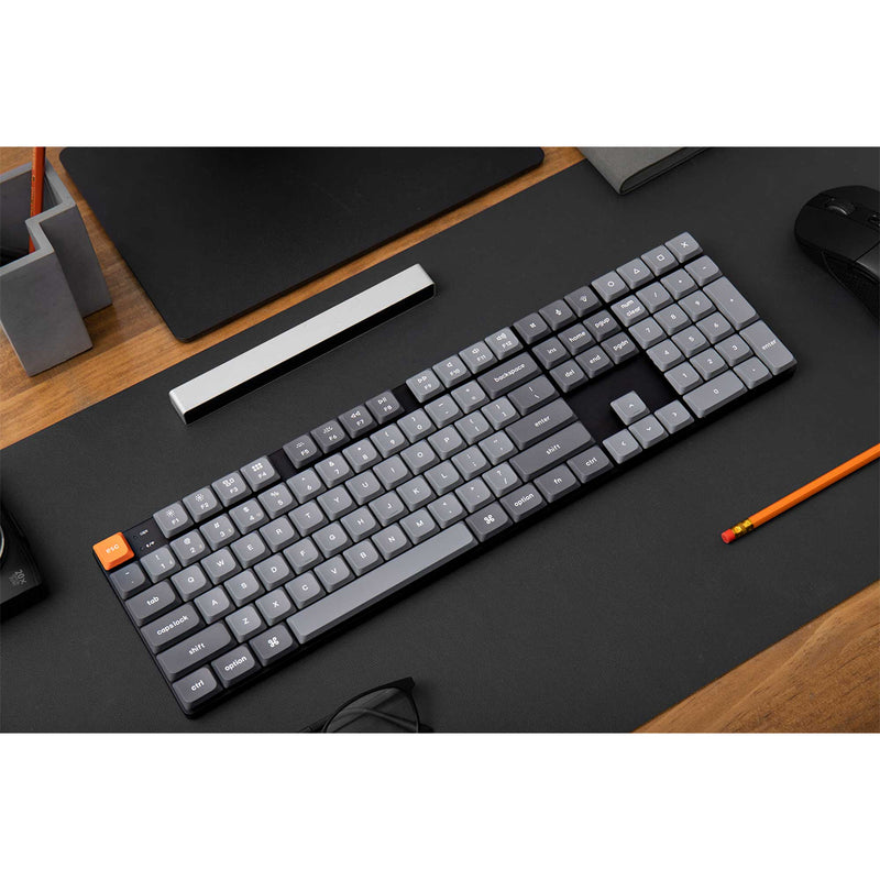 Keychron K5 Max QMK/VIA RGB Backlight Hot-Swappable Wireless Custom Mechanical Keyboard (Low Profile Gateron Mechanical Brown Switch/Red Switch) (K5M-H3, K5M-H1)