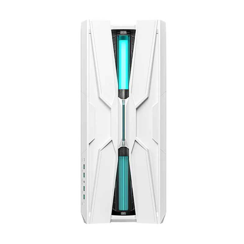 DeepCool Genome III Full-Tower Premium Case with Integrated Liquid Cooling (Black, White) (R-GENOME-BKALA3-G-3, R-GENOME-WHALA3-G-3)