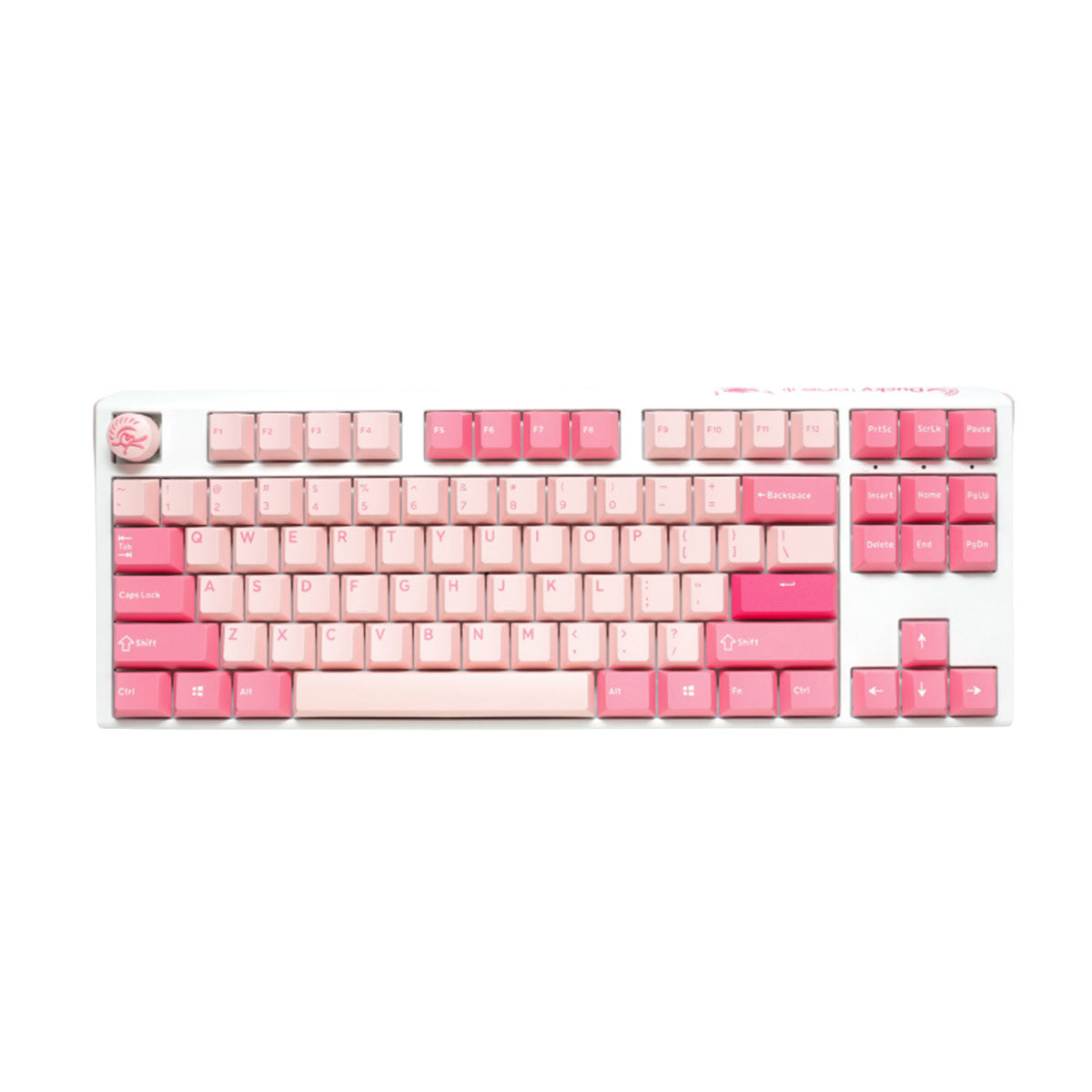 Ducky One 3 Gossamer Pink TKL Hotswap Double Shot PBT Mechanical Keyboard 
