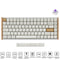 Keychron K2 HE Special Ed. Hot-Swappable RGB Backlight 75% Wireless Magnetic Switch Custom Keyboard - White (Gateron Double-Rail Magnetic Nebula Switch) (K2H-Q1)