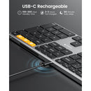 ProtoArc K110-A Full Size Backlit Aluminum Bluetooth Keyboard