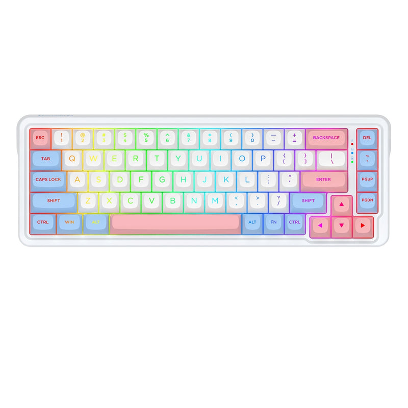 Redragon K709WBP RGB Nova Pro 81 Keys 75% Hot-Swappable Gasket-Mounted Wireless Mechanical
