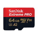 SANDISK Extreme Pro 64GB 200MB/S MICROSDXC UHS-1 Card With Adapter (SDSQXCU-064G-GN6MA) - DataBlitz