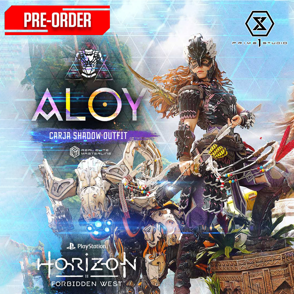 Real Elite Masterline Horizon Forbidden West Aloy Carja Shadow Outfit