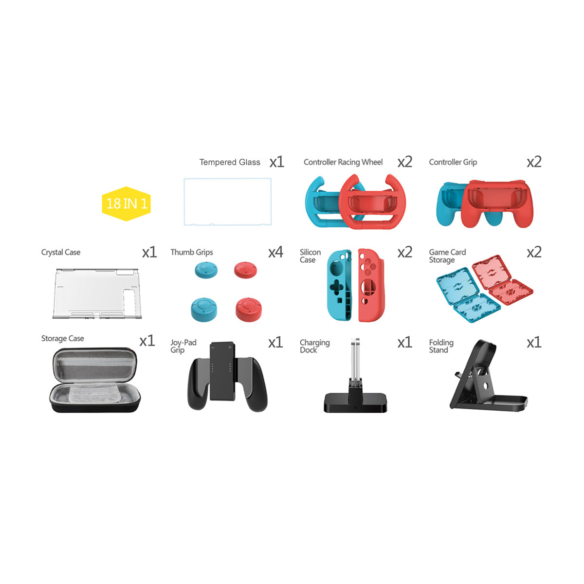 Dobe 18-in-1 Sports Suit for Switch TNS-2165