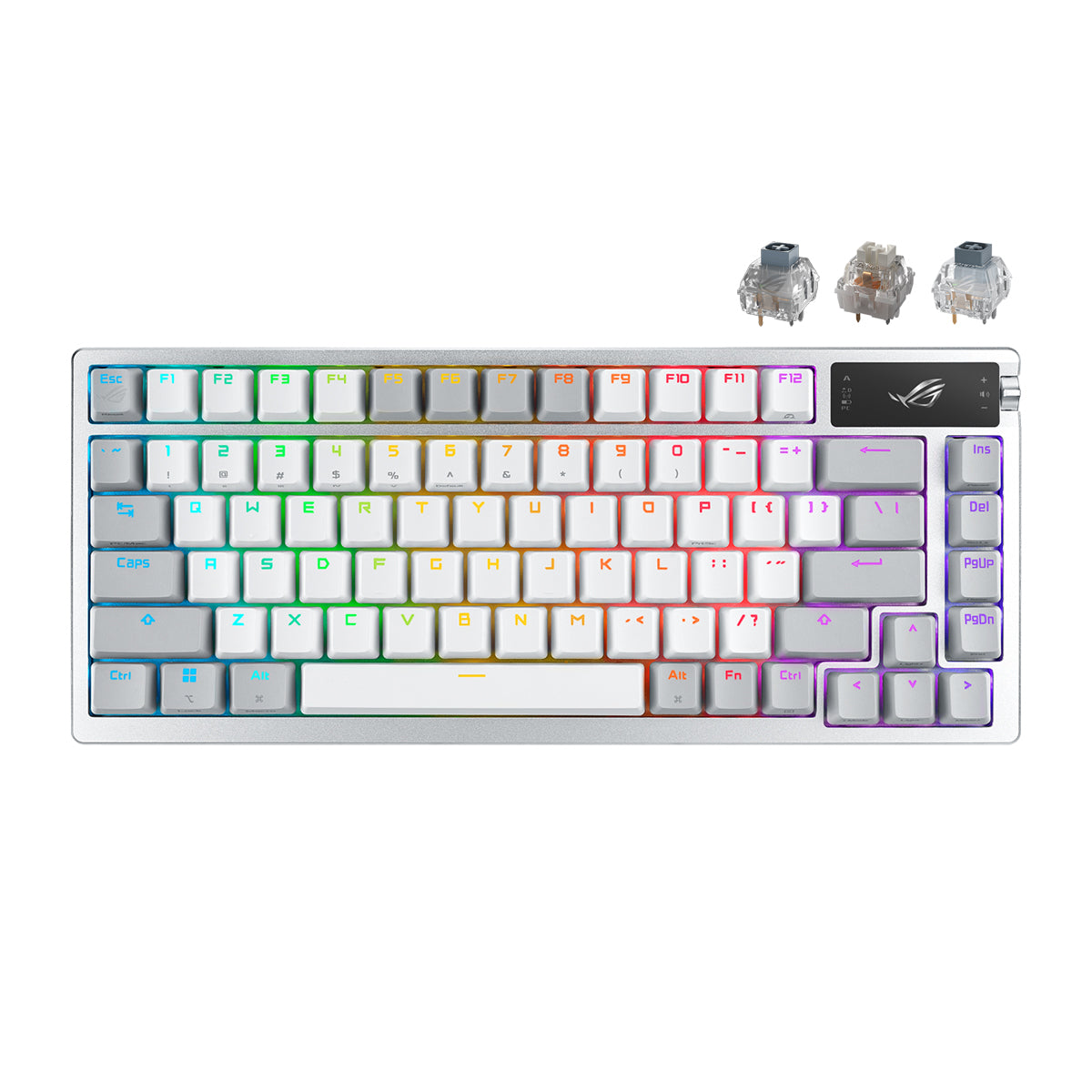 Asus ROG Azoth 75% Wireless Mechanical Gaming Keyboard (White)